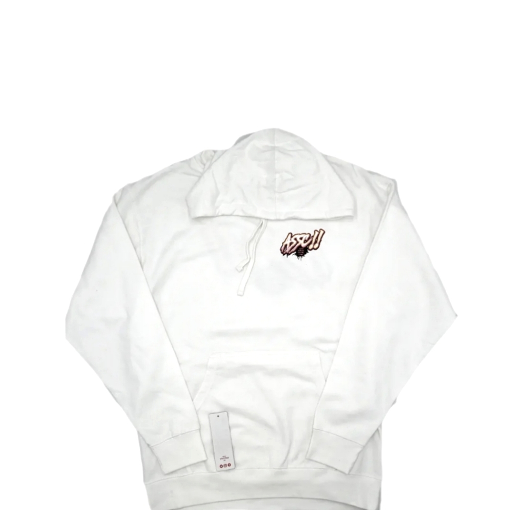 White medium ANTISOCIAL SOCiAL CLUB CLUB MOTOR SPORT HOODIE new